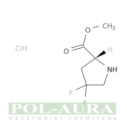 D-prolina, 4,4-difluoro-, ester metylowy, chlorowodorek (1:1)/ 97% [1408057-39-5]