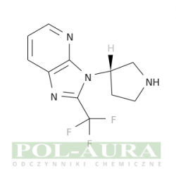 3H-Imidazo[4,5-b]pyridine, 3-(3S)-3-pyrrolidinyl-2-(trifluoromethyl)-/ 95% [1417789-01-5]