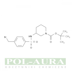 1-Piperidinecarboxylic acid, 3-[[[4-(bromomethyl)phenyl]sulfonyl]amino]-, 1,1-dimethylethyl ester/ 95% [1417793-79-3]