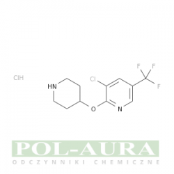 Pyridine, 3-chloro-2-(4-piperidinyloxy)-5-(trifluoromethyl)-, hydrochloride (1:1)/ 95% [1417794-23-0]