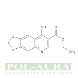 Kwas 1,3-dioksolo[4,5-g]chinolino-7-karboksylowy, 8-hydroksy-, ester etylowy/ 97% [14205-65-3]