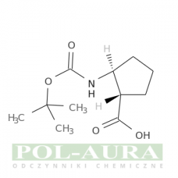 Kwas cyklopentanokarboksylowy, 2-[[(1,1-dimetyloetoksy)karbonylo]amino]-, (1s,2s)-/ 97% [143679-80-5]