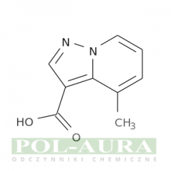 Kwas pirazolo[1,5-a]pirydyno-3-karboksylowy, 4-metylo-/ 95% [143803-93-4]