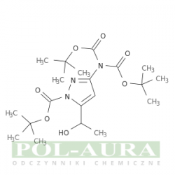 Kwas 1h-pirazolo-1-karboksylowy, 3-[bis[(1,1-dimetyloetoksy)karbonylo]amino]-5-(1-hydroksyetylo)-, ester 1,1-dimetyloetylowy/ 95% [1439824-04-0 ]