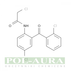 Acetamid, 2-chloro-n-[4-chloro-2-(2-chlorobenzoilo)fenylo]-/ 95+% [14405-03-9]