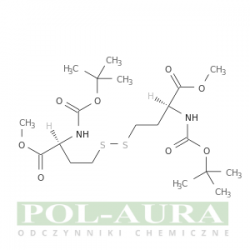 Kwas 13-oksa-6,7-ditia-2,11-diazapentadekanowy, 3,10-bis(metoksykarbonylo)-14,14-dimetylo-12-okso-, 1,1-dimetyloetylowy ester, (3s,10s)- / 98% [144373