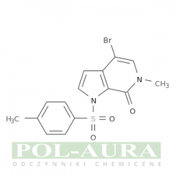 7h-pirolo[2,3-c]pirydyn-7-on, 4-bromo-1,6-dihydro-6-metylo-1-[(4-metylofenylo)sulfonylo]-/ 97% [1445993-87-2 ]