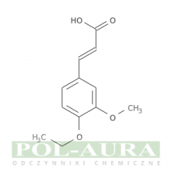 Kwas 2-propenowy, 3-(4-etoksy-3-metoksyfenylo)-, (2e)-/ 95% [144878-40-0]