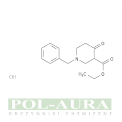 Kwas 3-piperydynokarboksylowy, 4-okso-1-(fenylometylo)-, ester etylowy, chlorowodorek (1:1)/ 98% [1454-53-1]