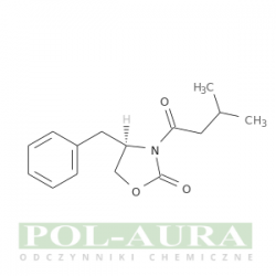 2-oksazolidynon, 3-(3-metylo-1-oksobutylo)-4-(fenylometylo)-, (4r)-/ 98% [145589-03-3]