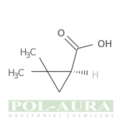 Kwas cyklopropanokarboksylowy, 2,2-dimetylo-, (1s)-/ 97% [14590-53-5]