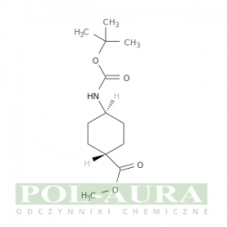 Kwas cykloheksanokarboksylowy, 4-[[(1,1-dimetyloetoksy)karbonylo]amino]-, ester metylowy, trans-/ 97% [146307-51-9]