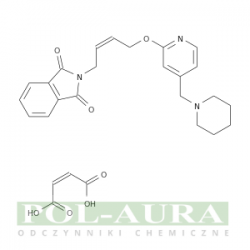 1h-izoindolo-1,3(2h)-dion, 2-[(2z)-4-[[4-(1-piperydynylometylo)-2-pirydynylo]oksy]-2-buten-1-ylo]-, ( 2z)-2-butenodionian (1:1)/ 99% [146447-26-9]