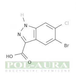 Kwas 1h-indazolo-3-karboksylowy, 5-bromo-6-chloro-/ 97% [1467062-18-5]