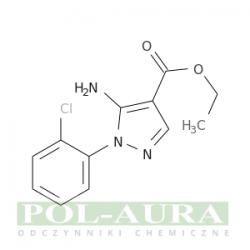 Kwas 1h-pirazolo-4-karboksylowy, 5-amino-1-(2-chlorofenylo)-, ester etylowy/ 98% [14678-86-5]