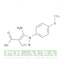 Kwas 1h-pirazolo-4-karboksylowy, 5-amino-1-(4-metoksyfenylo)-/ 95% [14678-95-6]