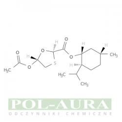 1,3-Oxathiolane-2-carboxylic acid, 5-(acetyloxy)-, (1R,2S,5R)-5-methyl-2-(1-methylethyl)cyclohexyl ester, (2R,5R)-/ 95% [147027-09-6]