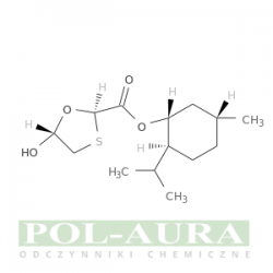 Kwas 1,3-oksatiolano-2-karboksylowy, 5-hydroksy-, (1r,2s,5r)-5-metylo-2-(1-metyloetylo)cykloheksyloester, (2r,5r)-/ 97% [147126- 62-3]