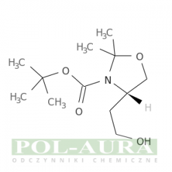 Kwas 3-oksazolidynokarboksylowy, ester 4-(2-hydroksyetylo)-2,2-dimetylo-, 1,1-dimetyloetylowy, (4s)-/ 97% [147959-18-0]