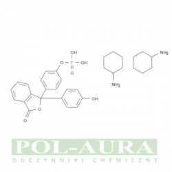 1(3h)-izobenzofuranon, 3-(4-hydroksyfenylo)-3-[4-(fosfonooksy)fenylo]-, kompd. z cykloheksanoaminą (1:2)/ 85% [14815-59-9]