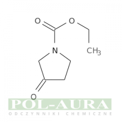 Kwas 1-pirolidynokarboksylowy, 3-okso-, ester etylowy/ 97% [14891-10-2]