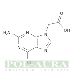 Kwas 9h-puryno-9-octowy, 2-amino-6-chloro-/ 95% [149376-70-5]