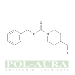 Kwas 1-piperydynokarboksylowy, 4-(jodometylo)-, ester fenylometylowy/ 97% [149897-41-6]