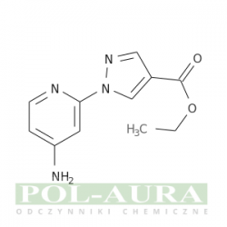 1H-Pyrazole-4-carboxylic acid, 1-(4-amino-2-pyridinyl)-, ethyl ester/ 95% [1499395-16-2]