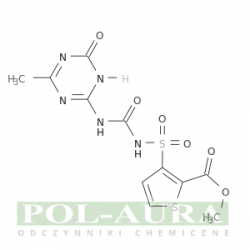 2-Thiophenecarboxylic acid, 3-[[[[(3,4-dihydro-6-methyl-4-oxo-1,3,5-triazin-2-yl)amino]carbonyl]amino]sulfonyl]-, methyl ester/ 95% [150258-68-7]