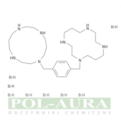 1,4,8,11-tetraazacyklotetradekan, 1,1'-[1,4-fenylenobis(metyleno)]bis-, oktawodorek (9ci)/ 95% [155148-32-6]