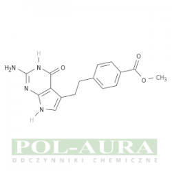 Kwas benzoesowy, 4-[2-(2-amino-4,7-dihydro-4-okso-3h-pirolo[2,3-d]pirymidyn-5-ylo)etylo]-, ester metylowy/ 98% [155405 -80-4]