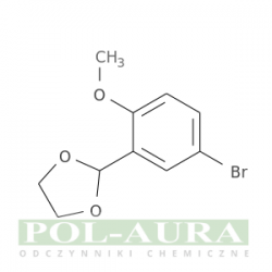 1,3-dioksolan, 2-(5-bromo-2-metoksyfenylo)-/ 97% [156603-10-0]
