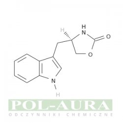 2-oksazolidynon, 4-(1h-indol-3-ilometylo)-, (4r)-/ 98% [157636-81-2]