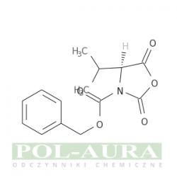 Kwas 3-oksazolidynokarboksylowy, 4-(1-metyloetylo)-2,5-diokso-, ester fenylometylowy, (4s)-/ 95% [158257-41-1]