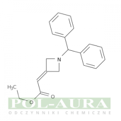 Kwas octowy, 2-[1-(difenylometylo)-3-azetydynylideno]-, ester etylowy/ 95% [158602-32-5]