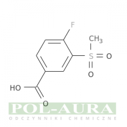 Kwas benzoesowy, 4-fluoro-3-(metylosulfonylo)-/ 98% [158608-00-5]