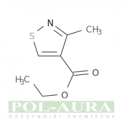 Kwas 4-izotiazolokarboksylowy, 3-metylo-, ester etylowy/ 95% [15901-51-6]