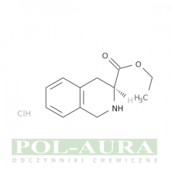 Kwas 3-izochinolinokarboksylowy, 1,2,3,4-tetrahydro-, ester etylowy, chlorowodorek (1:1), (3s)-/ 95% [15912-56-8]