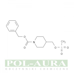 Kwas 1-piperydynokarboksylowy, 4-[[(metylosulfonylo)oksy]metylo]-, ester fenylometylowy/ 95% [159275-16-8]