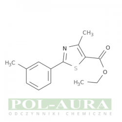 Kwas 5-tiazolokarboksylowy, 2-[3-cyjano-4-(2-metylopropoksy)fenylo]-4-metylo-, ester etylowy/ 98% [160844-75-7]