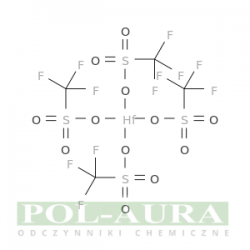 Kwas metanosulfonowy, sól 1,1,1-trifluoro-, hafnu(4+) (4:1)/ 98+% [161337-67-3]