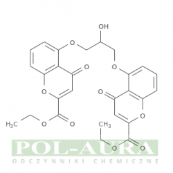 Kwas 4h-1-benzopiran-2-karboksylowy, ester 5,5'-[(2-hydroksy-1,3-propanodiylo)bis(oksy)]bis[4-okso-,2,2'-dietylowy/ 97% [16150-45-1]