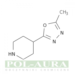 Piperydyna, 4-(5-metylo-1,3,4-oksadiazol-2-ilo)-/ 95% [161609-79-6]