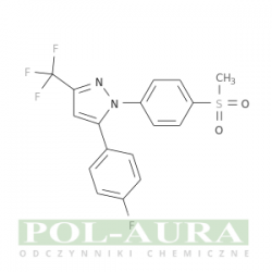 1h-pirazol, 5-(4-fluorofenylo)-1-[4-(metylosulfonylo)fenylo]-3-(trifluorometylo)-/ 98% [162054-19-5]