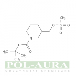 Kwas 1-piperydynokarboksylowy, 3-[[(metylosulfonylo)oksy]metylo]-, ester 1,1-dimetyloetylowy/ 98% [162166-99-6]