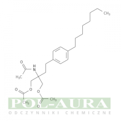 Acetamide, N-[1,1-bis[(acetyloxy)methyl]-3-(4-octylphenyl)propyl]-/ 95% [162358-09-0]