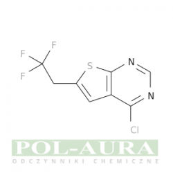 Tieno[2,3-d]pirymidyna, 4-chloro-6-(2,2,2-trifluoroetylo)-/ 98% [1628317-85-0]