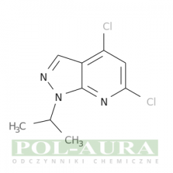 1h-pirazolo[3,4-b]pirydyna, 4,6-dichloro-1-(1-metyloetylo)-/ 97% [1628459-82-4]