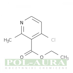 Kwas 3-pirydynokarboksylowy, 4-chloro-2-metylo-, ester etylowy/ 95% [164390-30-1]