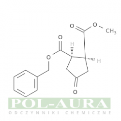 Kwas 1,2-cyklopentanodikarboksylowy, 4-okso-, ester metylofenylometylowy, cis- (9ci)/ 98% [164916-54-5]